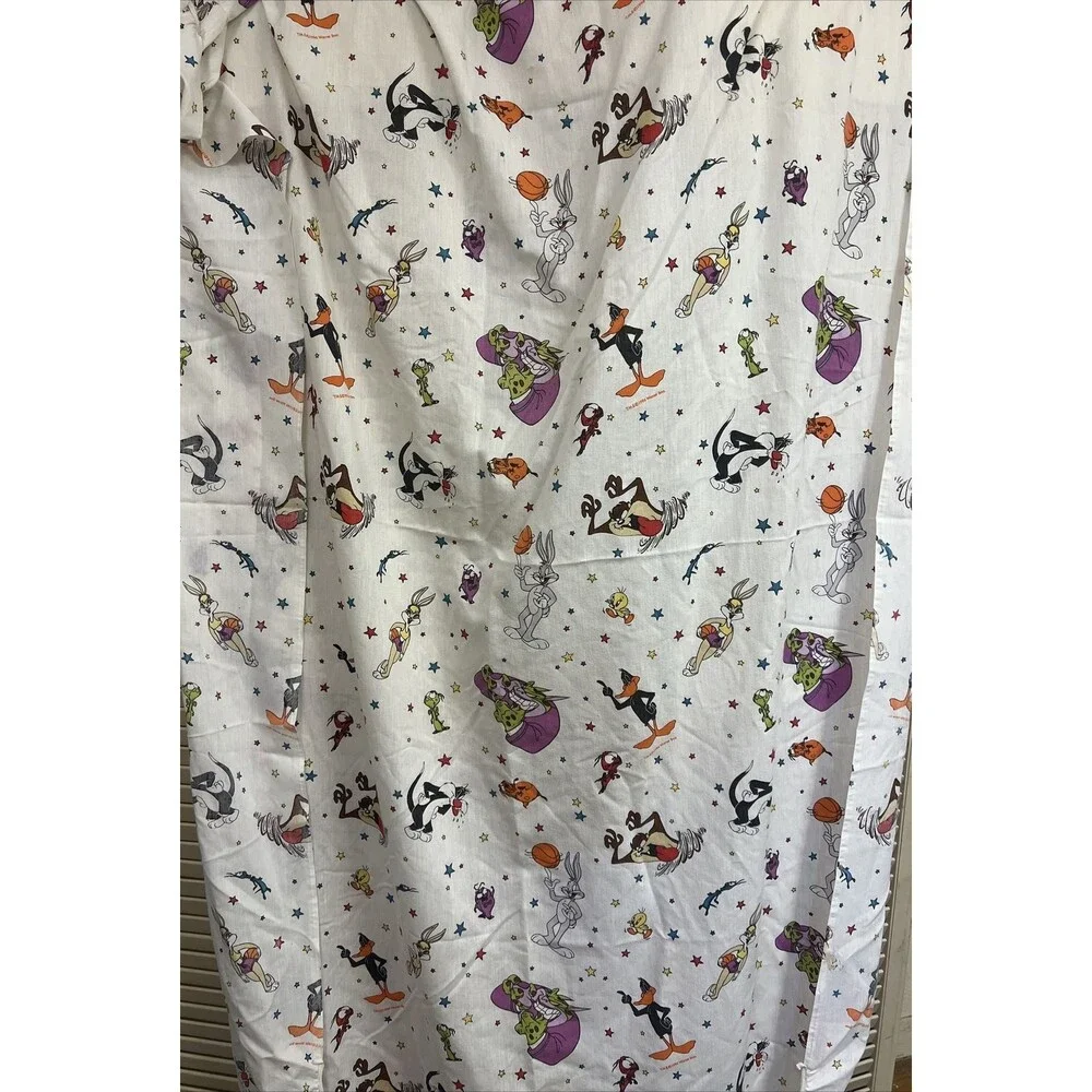 Twin Fitted Sheet Space Jam Looney Tunes 1996 No Stains